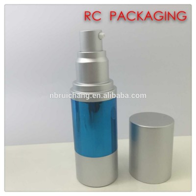 30ml airless bottle,aluminium cosmetic airless bottle,spray pump bottle