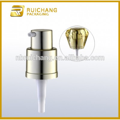 16mm cream lotion pump with diamond overcap